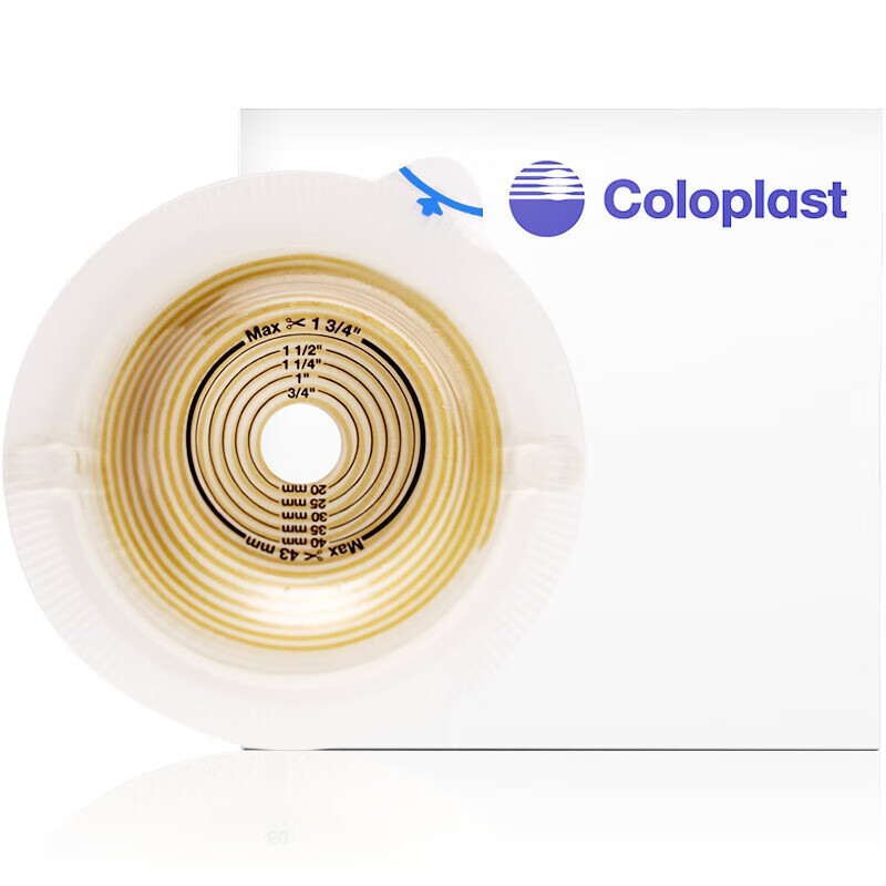 康乐保造口底盘特舒14249二件式凸面造口袋底盘 两件式造瘘袋底座60mm 14249凸面造口底盘（5个/盒）