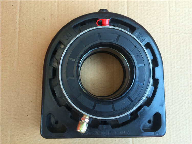 配件天龙过桥总成吊架轴承中间传动轴胶圈油封65-80 天龙65孔过桥总成