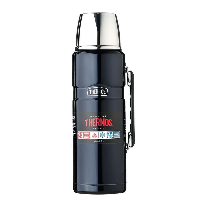 膳魔师（THERMOS）保温壶2000ml大容量高真空不锈钢户外旅行保冷保温瓶SK-202