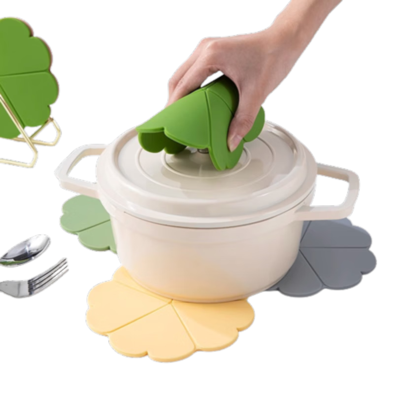 京冇硅胶隔热垫餐桌垫耐高温防烫碗杯垫厨房砂锅专用沥水垫锅垫餐垫架