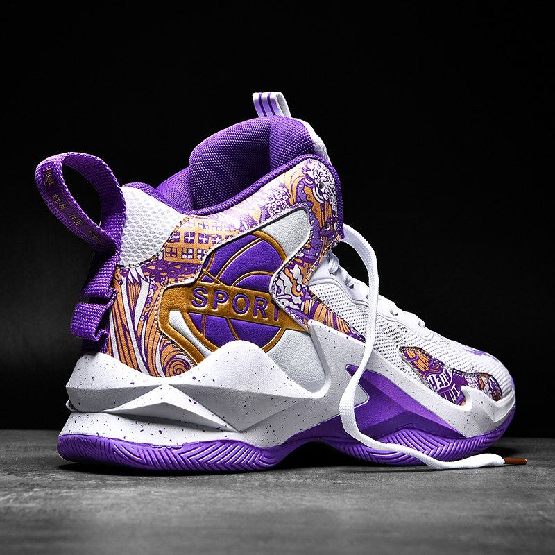 欧文8代7网面球鞋男透气2022新款aj男士休闲潮鞋子高帮篮球运动跑步鞋