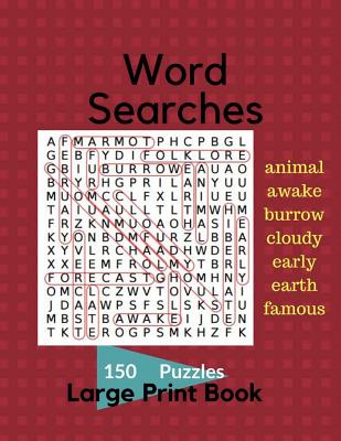 预订 word search 150 puzzles large print book: word searches for