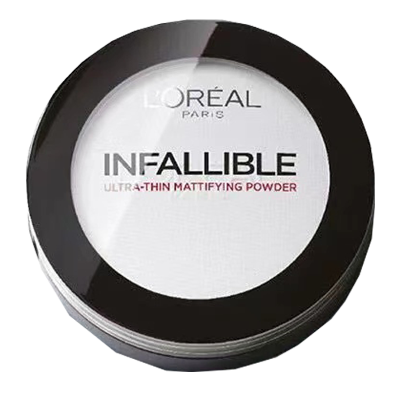 欧莱雅定妆粉饼 化妆粉 遮瑕保湿修容补妆提亮肤色干湿两用定妆粉蜜粉