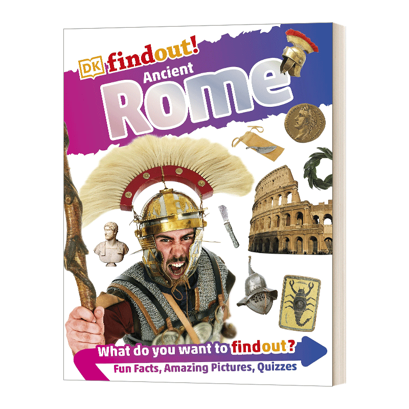 ancient rome dk小发现历史 古罗马 英文版 进口英语原版书籍