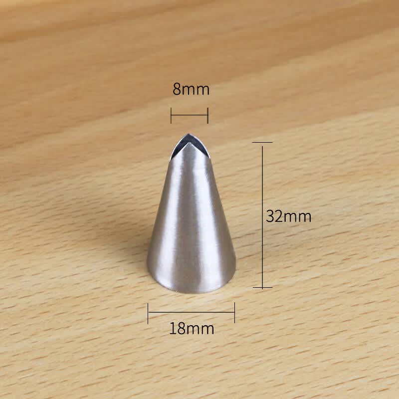 魔都不锈钢裱花嘴叶子嘴蝴蝶结花嘴裙边褶皱花边奶油蛋糕挤花嘴3嘴 65