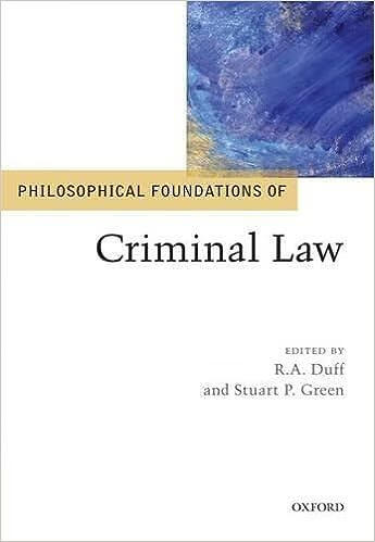 刑法的哲学基础 Philosophical Foundations of Criminal Law