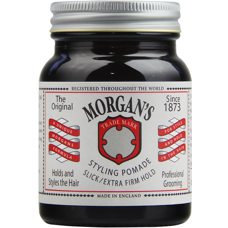 MORGAN'S英國進口雅痞氏發(fā)油發(fā)蠟男強力定型保濕啞光摩根斯小灰瓶發(fā)膠套裝 小灰瓶