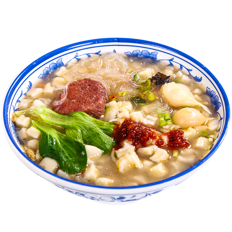 鴻盛祥羊肉泡饃西安特產(chǎn)小炒牛肉泡512g陜西傳統(tǒng)速食名小吃美食方便食品 小炒泡饃512g*5袋(送糖蒜200g)