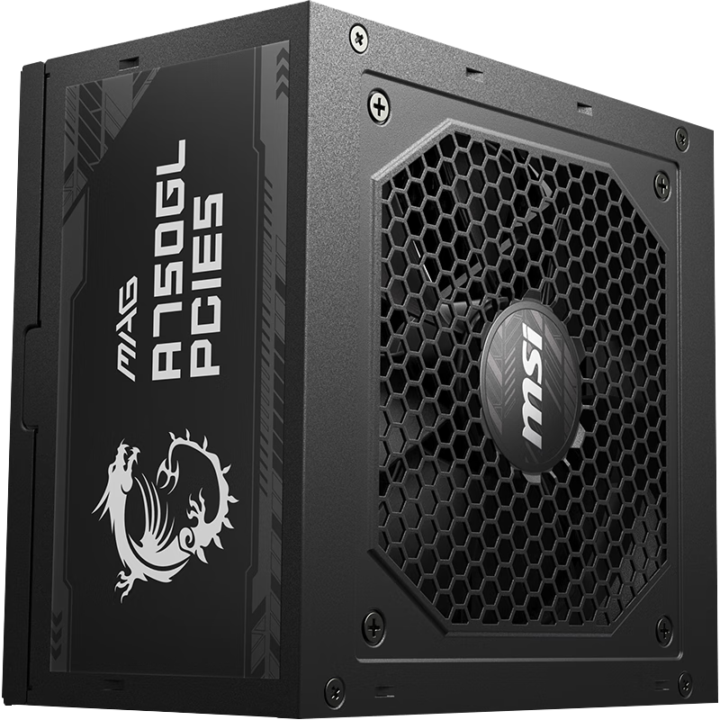 ڲMSI΢ Դ MAG A750GL II 750W, ȫģ, ɫ, ATX3.1428Ԫ