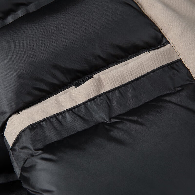 鸭鸭（YAYA）鹅绒羽绒服男连帽中长款冬季厚款休闲百搭保暖中青年纯色鹅绒外套 卡其 L 175(建议115-130斤)