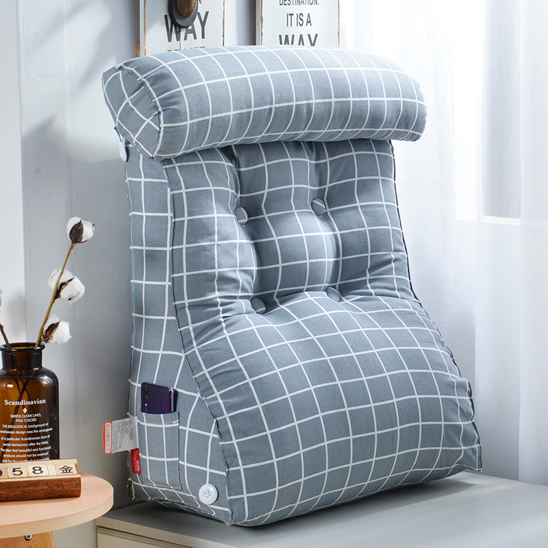 床上阅读靠枕看书看电视床头靠垫床头板软包床上靠枕沙发大靠背垫