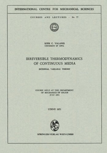 预订 irreversible thermodynamics of continuous media
