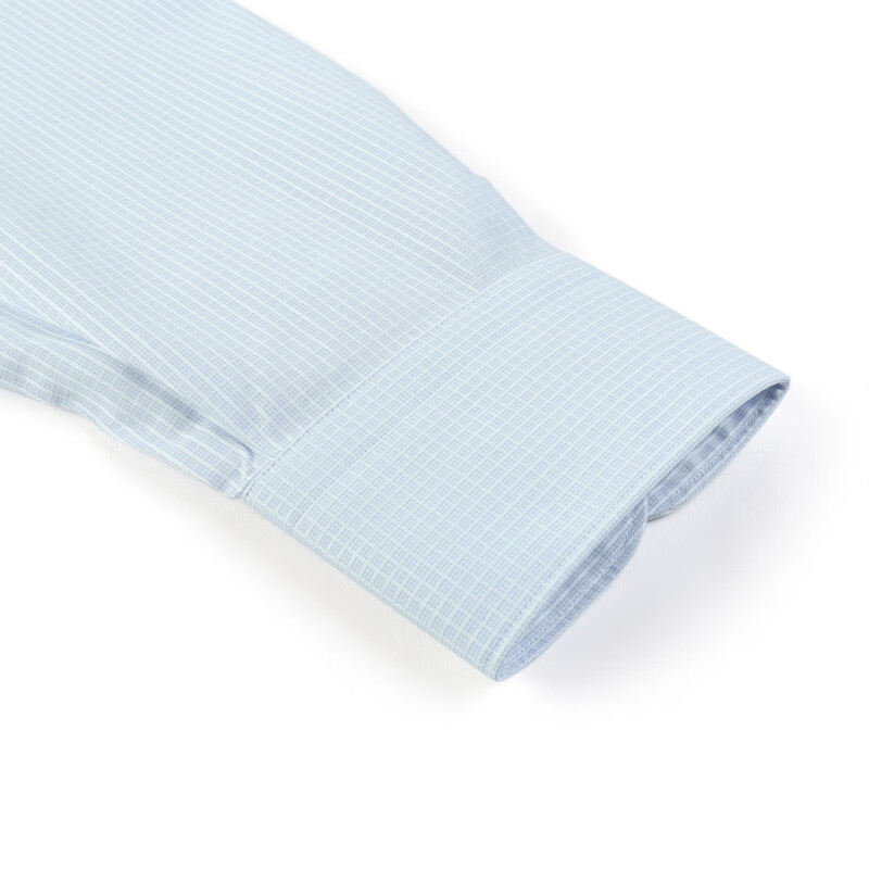 MAYOR男装进口面料高支全棉经典绅士透气长袖衬衫 MLCA19771HQT-5浅蓝 180/100A