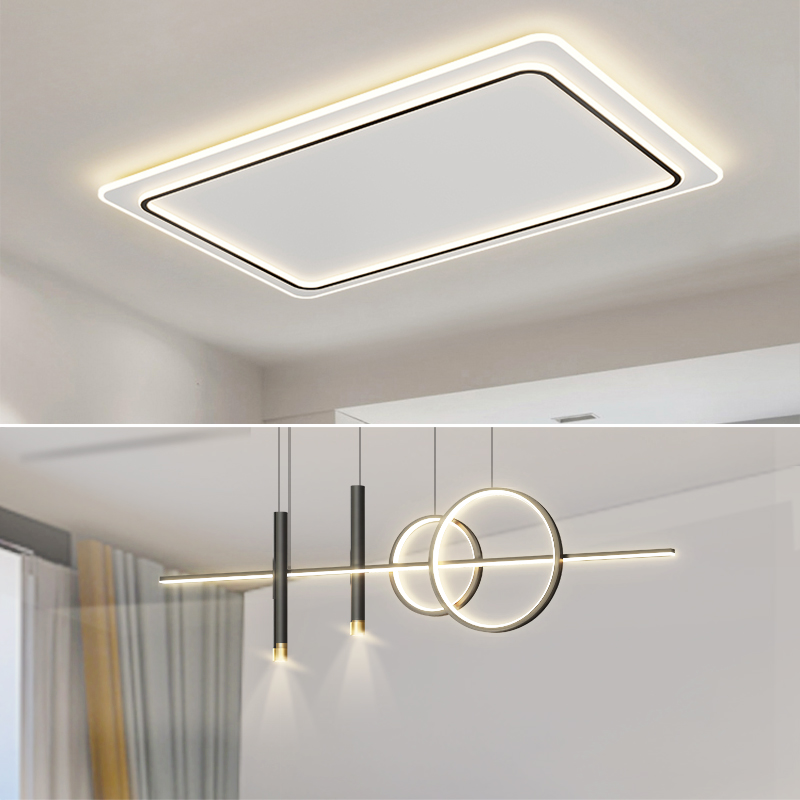 guyes 中山灯具全屋灯具套餐2024年新款三室二厅套现代简约led客厅