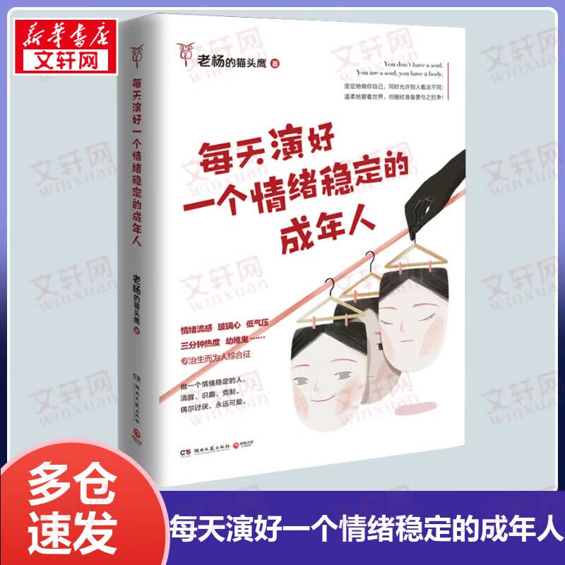 每天演好一个情绪稳定的成年人 老杨的猫头鹰系列书籍