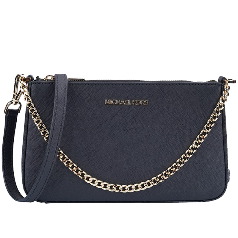 ＜送女友＞迈克·科尔斯（MICHAEL KORS）MK JET SET TRAVEL系列单肩斜挎包 黑色 35S0GTVU6L BLACK