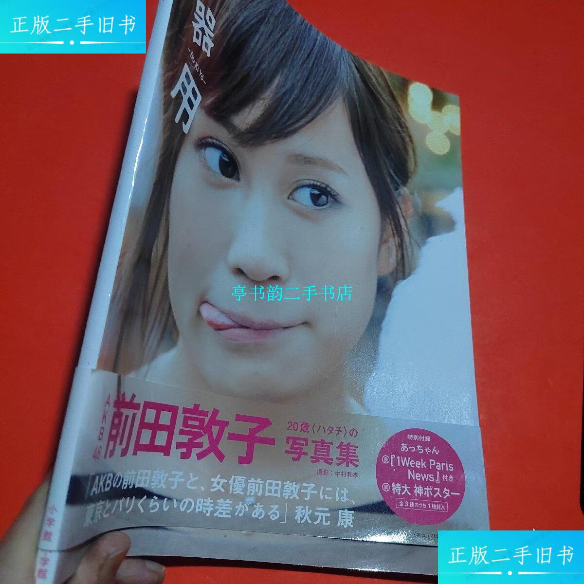 【二手9成新】日版 前田敦子写真集 (不器用) /小学馆 小学馆