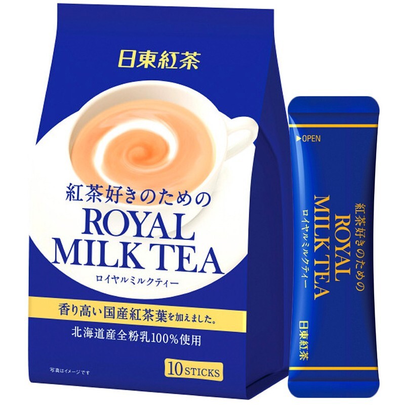 日东红茶 (ROYAL MILK TEA)日本进口北海道皇家奶茶 原味奶茶粉冲调饮料 10条装140g