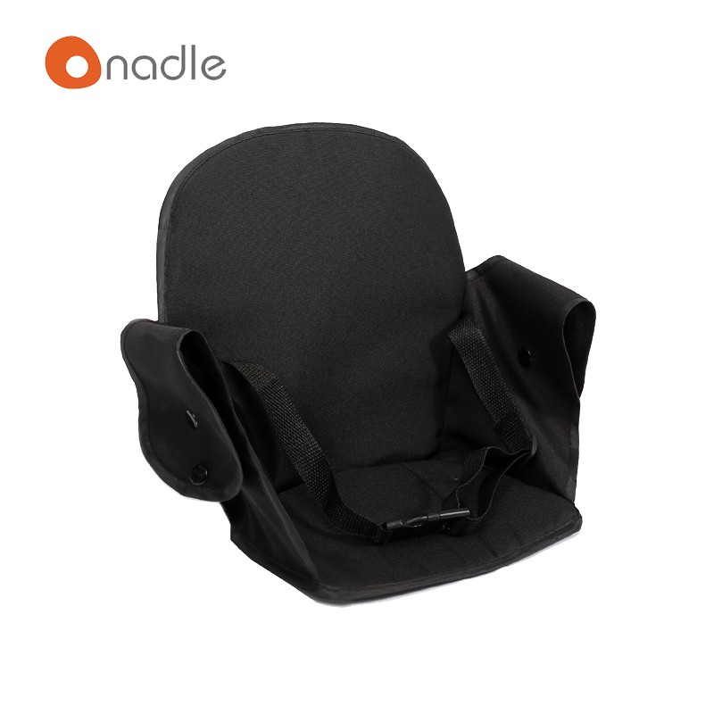 纳豆三轮车护栏升级款——专用坐垫可拆卸（软座坐垫/凉席坐垫） 尊贵黑-靠背坐垫