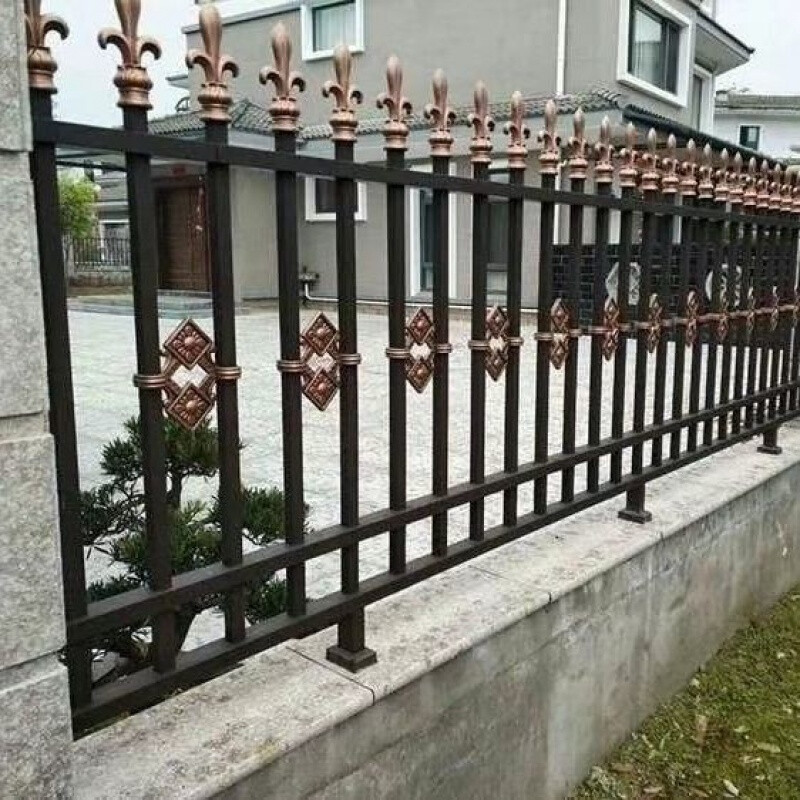 海澳德围栏院墙铝合金护栏铝艺护栏别墅围栏阳台护栏铸铝栅栏围墙铝