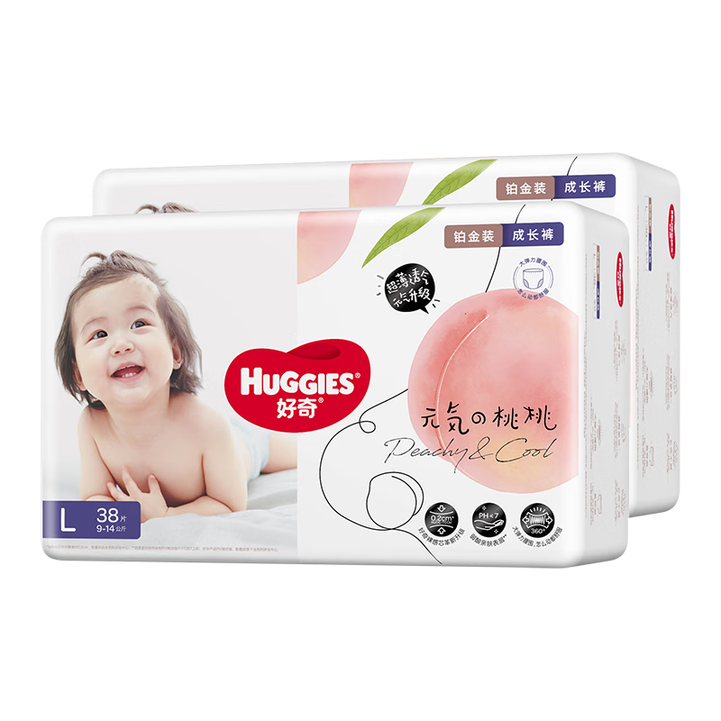 HUGGIES/���� ����װС�ҿ�L�� ��ʪ ������ 76Ƭ 1��