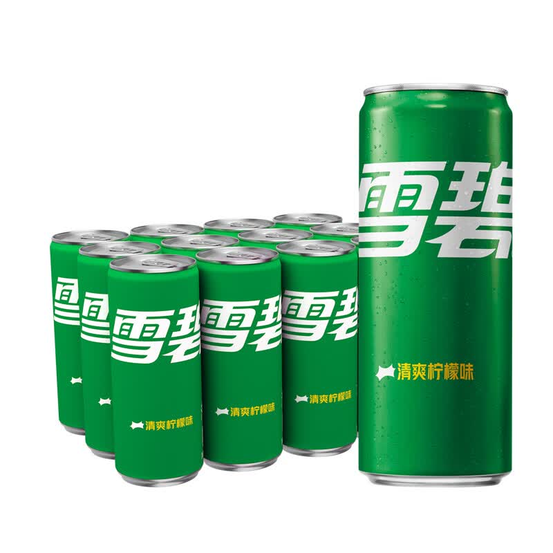 雪碧柠檬味汽 摩登罐330ml*24罐 新老包装随机发 雪碧摩登罐330mlx24