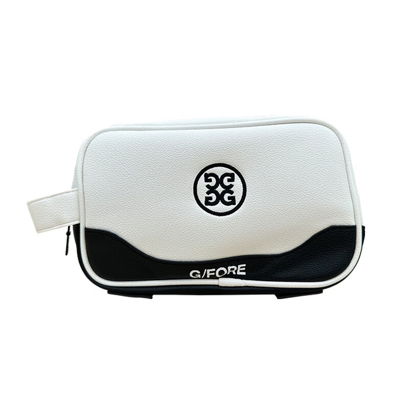 初终韩国高尔夫男女士手拿包球包运动户外收纳包手抓包 白色