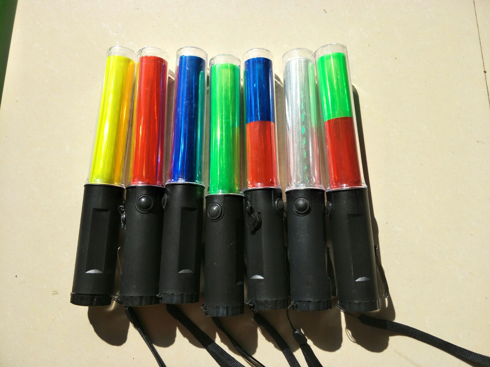 旭杉斯260交通指挥棒荧光棒 消防指挥棒led应急灯 演唱会多色应援指挥