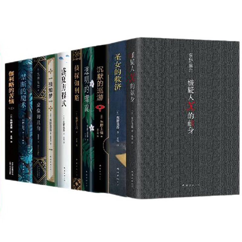 东野圭吾神探伽利略全集（套装10册。易烊千玺、杨迪同款，含《嫌疑人X的献身》，推理小说中的智力高峰）