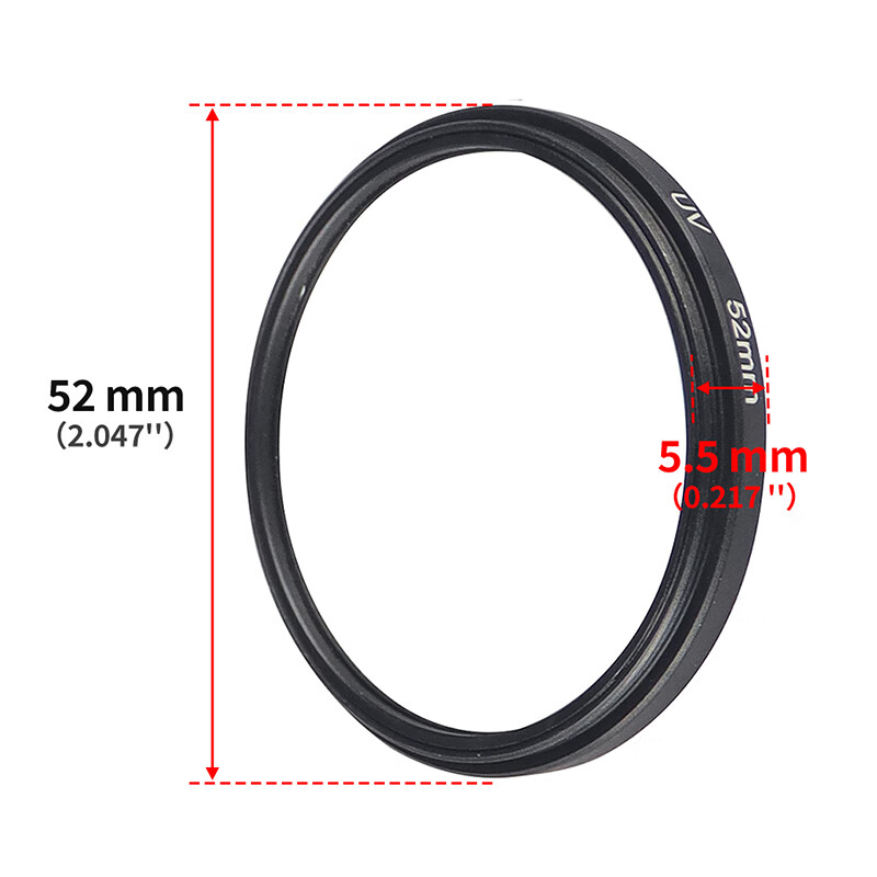 飞超 适用GoPro13兔笼GoPro12/11/10/9运动相机金属保护框冷靴拓展补光灯麦克风可安装M52滤镜 旋钮款+滤镜座+滤镜+防尘盖*KF41279-C