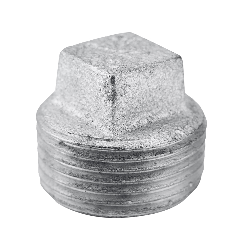 顶建 玛钢管件镀锌堵头外丝管堵铁镀塞头水管堵漏管帽 1