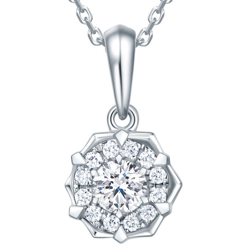 �ܴ󸣳谮ϵ�� ��������18K����ʯ��׹ U183809 2226Ԫ