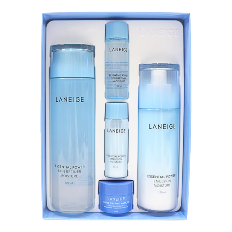 百亿补贴:兰芝水库水乳套装补水保湿至美青春雪凝套盒女士护肤品男士深海焕能 兰芝水库5件套套盒滋润型128.25元