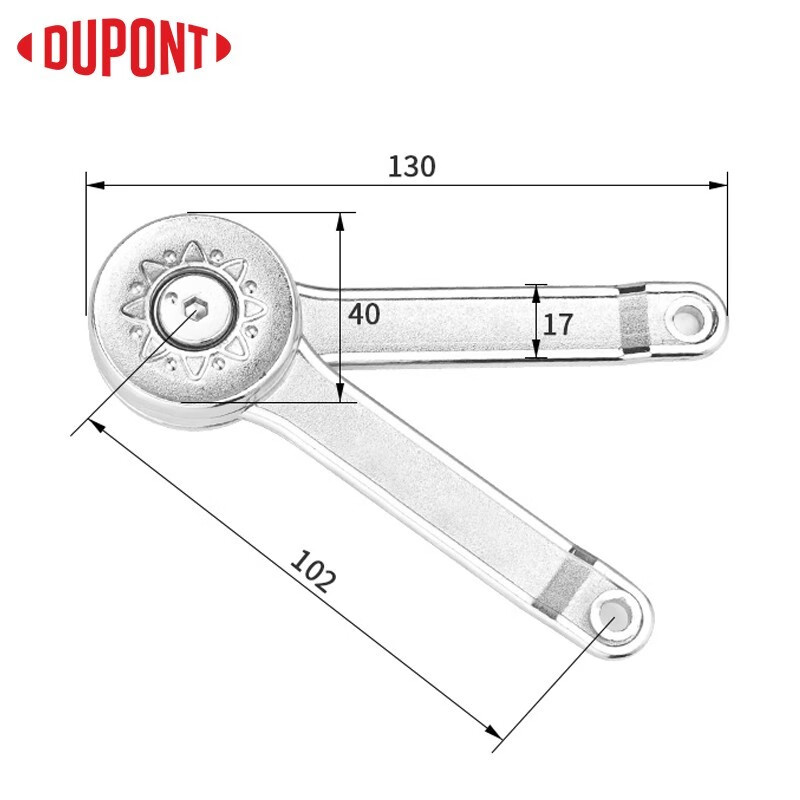 杜邦（DU PONT）杜邦随意停衣柜橱柜上翻门气撑下翻门极简铝框支撑杆任意停加厚 上翻门随意停