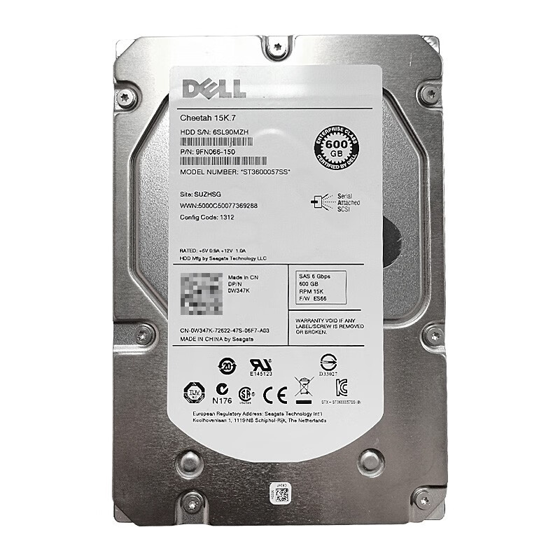 戴尔(DELL) 服务器 工作站 600G 900G 2T 2.4T 8T SAS SATA 硬盘 600G SAS 3.5英寸 RPM 15K使用感如何?