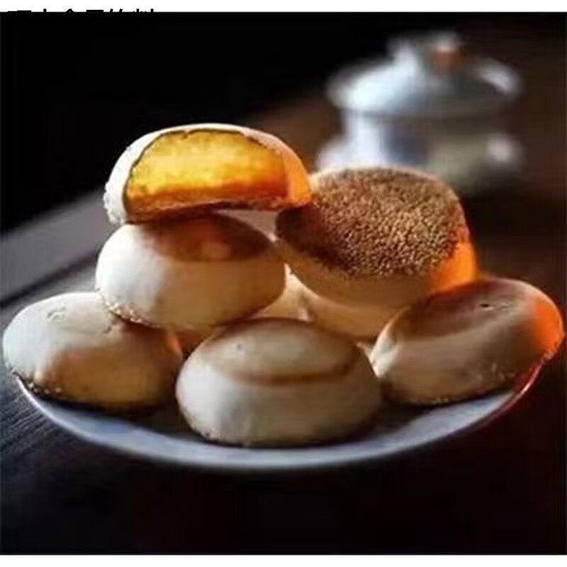 哺食旺杜泽仲胡桂花空心饼传统手工碳烤衢州特产老式特色地方小吃