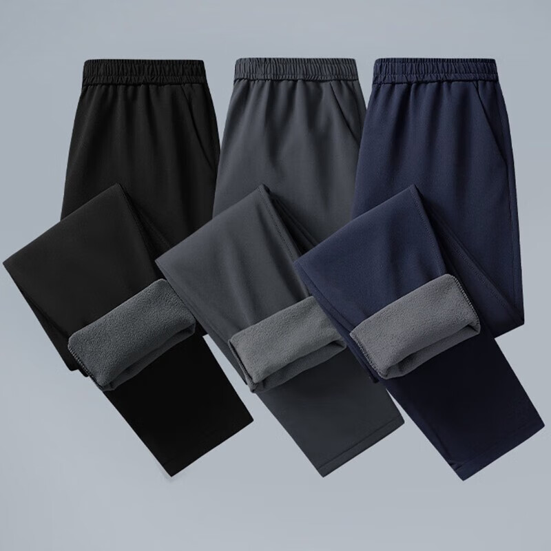 德尔.默克防风防水保暖冲锋裤男女户外软壳登山裤情侣抓绒裤川藏游 黑色(女) XL