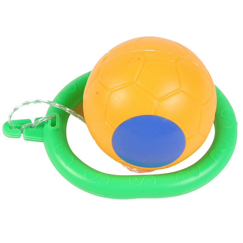 甩脚球单腿套脚跳跳球幼儿园健身脚跳球成人感统训练训练球 颜色随机