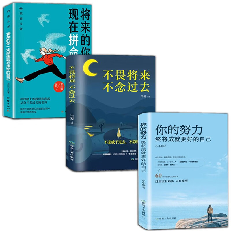 你的努力终将成就更好的自己+将来的你一定感谢现在拼命的自己+不畏将来不念过去（全3册）书籍详情图