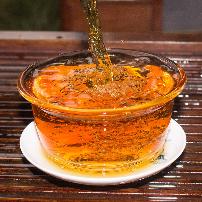 岩亥2024年云南凤庆金丝红茶 蜜香滇红茶叶 金丝滇红单芽500g