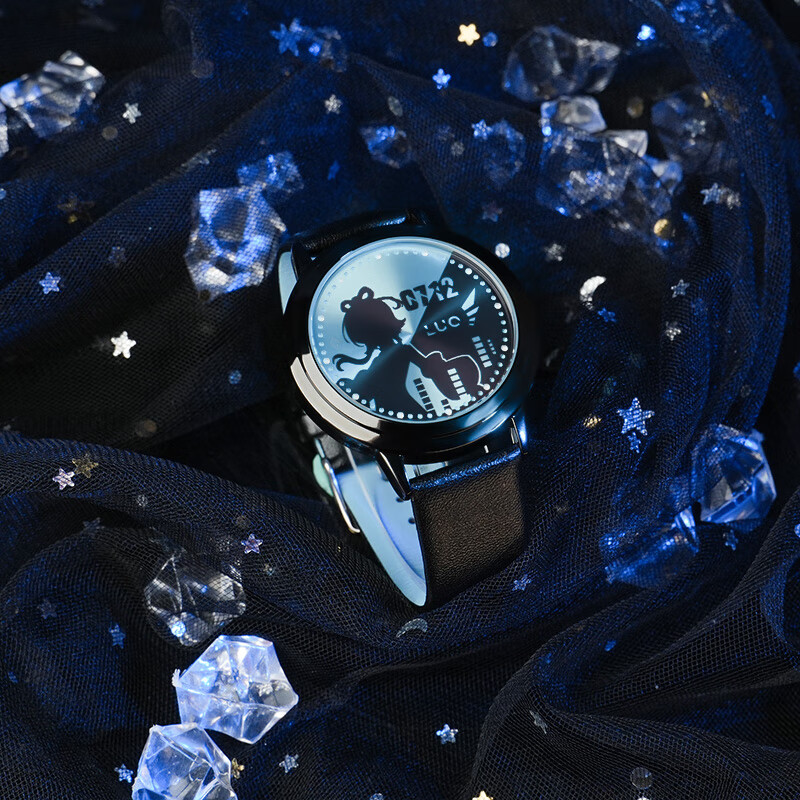 幸运石洛天依官方联名手表V家Vsinger二次元国动漫周边LED触屏电子手表 洛天依LED手表 官方联名