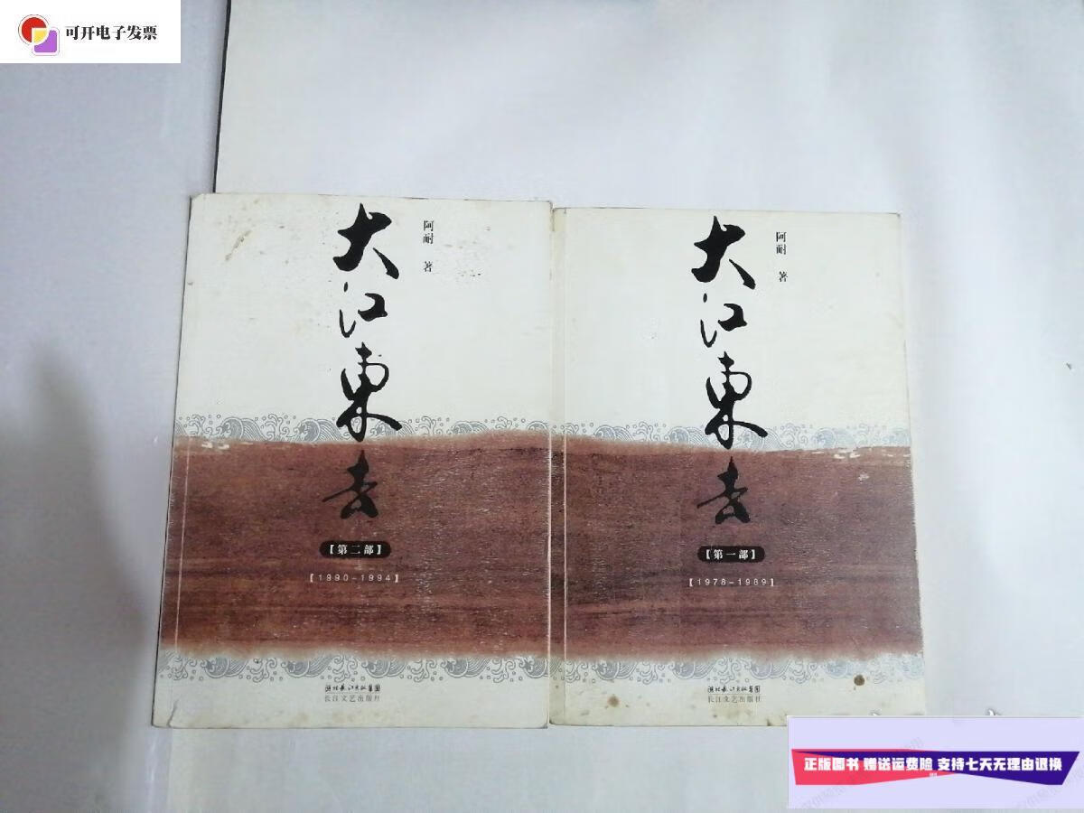 【二手9成新】大江东去(共三部,仅有,二部) /阿耐 湖北长江出版集