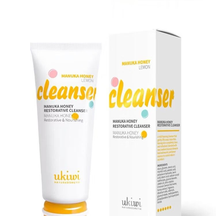 abay纽西小精灵麦卢卡蜂蜜蜜润修护洁面膏100ml洗面奶秋冬进口无盒