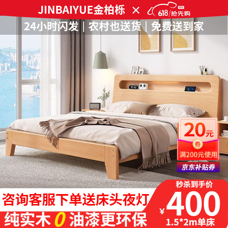 【金柏栎】品牌的实木床价格走势及好评如潮|实木床价格走势网站