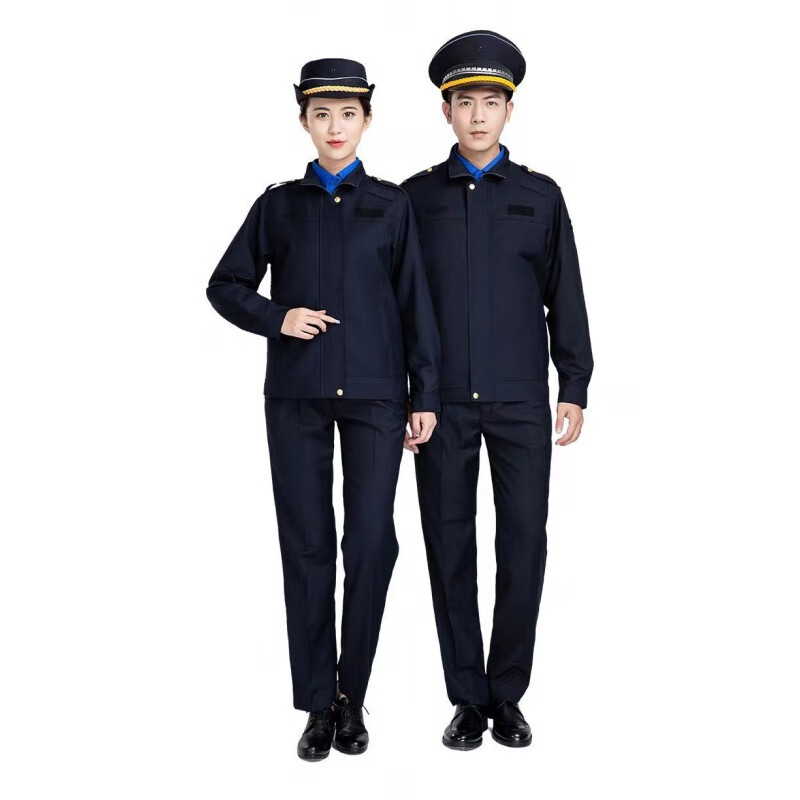 男工场城市管理春秋套装工作服装新款物业男女季夹克工装 秋执勤服