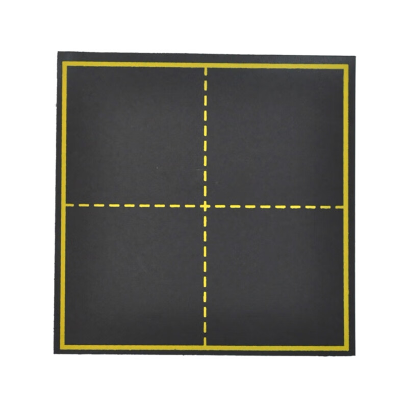 软磁片田字格拼音线 黑板贴软磁贴磁块可粉笔书写 小号单格田字格1张 