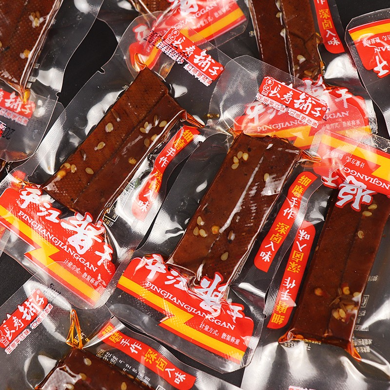 李记長寿铺子 李记长条豆干香辣豆腐干豆干制品湖南平江特产酱干解馋