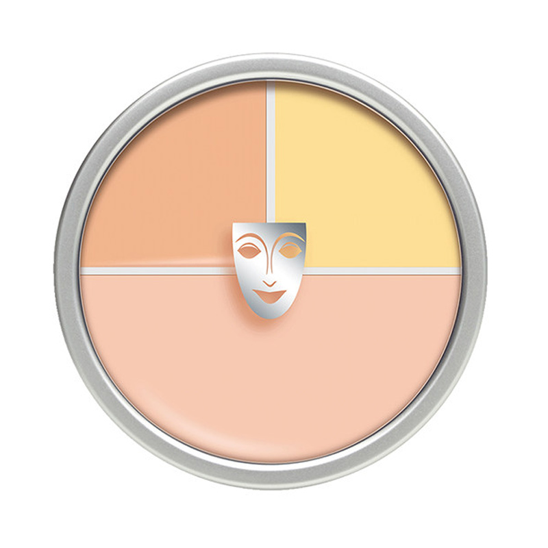 kryolan德国进口歌剧魅影中国定制三色遮瑕40g(  遮痘印黑眼圈) 进口