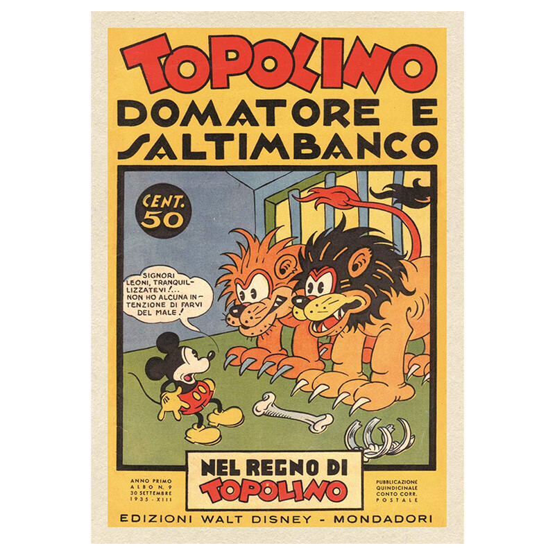 【现货】Mickey Mouse Museum Postcards米老鼠博物馆明信片 英文原版漫画书善本图书