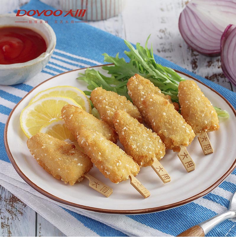 大用鸡柳无骨芝麻鸡柳400g冷冻油炸小吃食材半成品